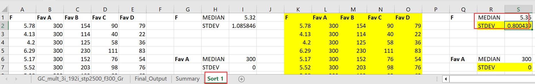 Improved Repeatability Method