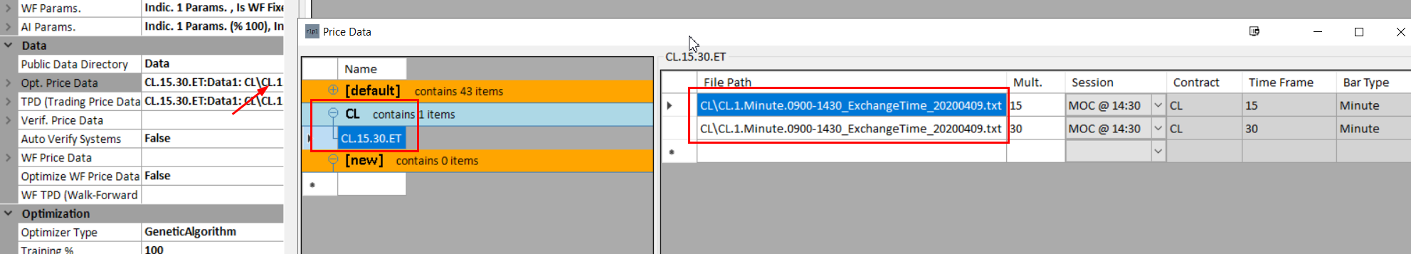 GSB Automation Data Setup