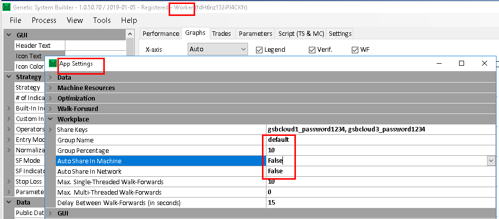 GSB Resource Manager worker groups and integration settings