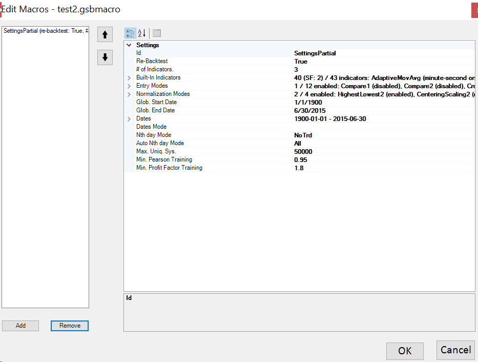 GSB Manager settings for building 50,000 systems