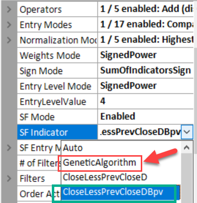 Secondary filter settings for 23-hour systems
